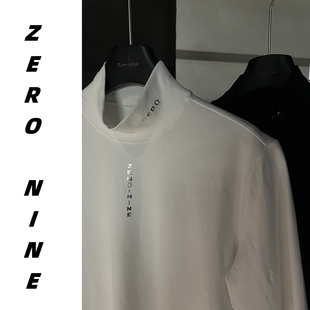 外穿体恤ins 百搭宽松显气质女士上衣 Dan 极简风高领纯色T恤