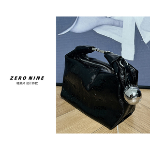 Dan 休闲手提小拎包 小众设计褶皱时尚