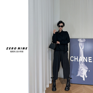 时尚 卫衣女 高领帅气外套 暗黑风拉链长袖 Dan