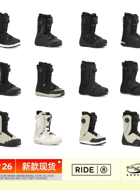 25/26 新款现货 RIDE 雪鞋 单板滑雪 INSANO LASSO HEAR TRIDENT