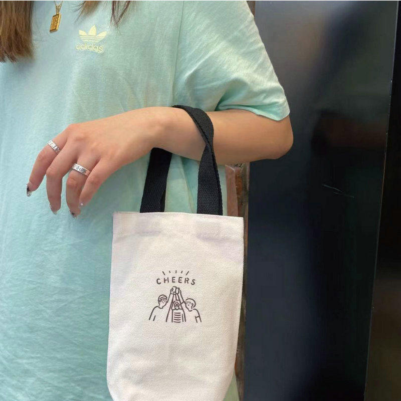 咖啡水桶包袋奶茶杯mini手提婚礼帆布包拎袋遛弯ins风保温杯杯袋,箱包皮具/热销女包/男包,时尚帆布包,淘宝优惠券,粉丝福利购,淘宝优惠卷