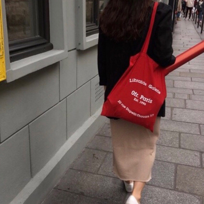 OfrParis巴黎书店同款简约单肩包