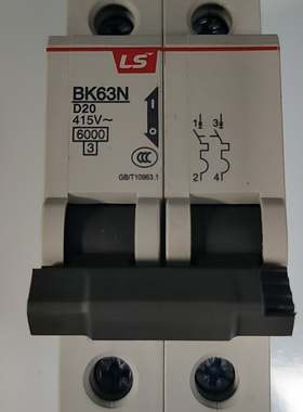 LS微型断路器BK63N D20