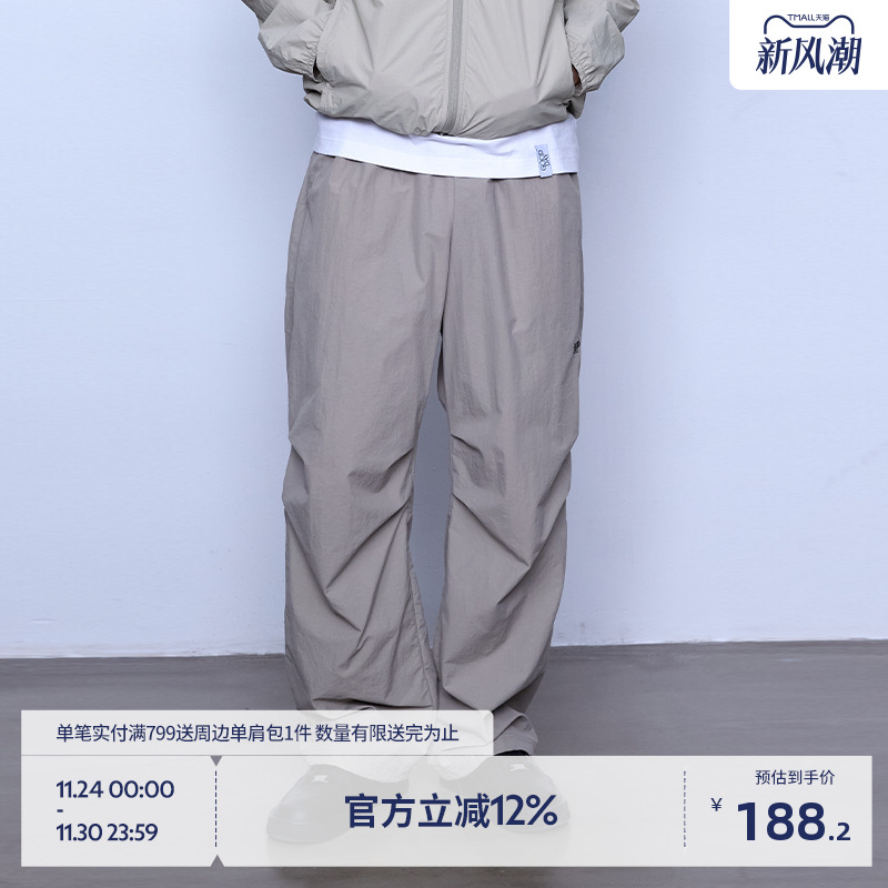 BEASTER百搭刺绣宽松休闲裤