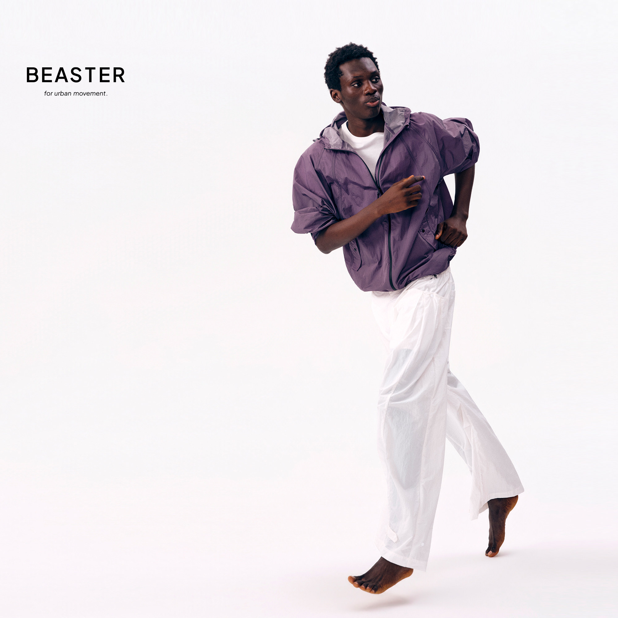 BEASTER「原纱UPF50+」都市轻户外轻薄空气感防晒连帽外套图片