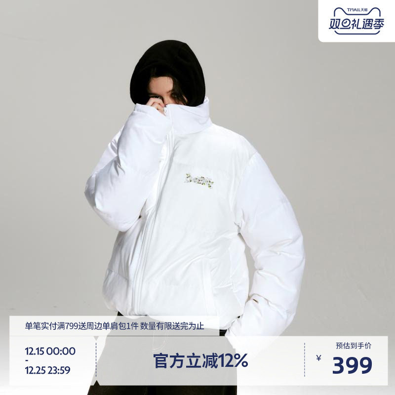 鬼脸刺绣羽绒服BEASTER