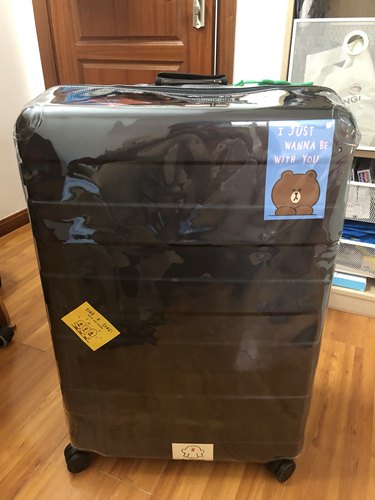 适用无印良品muji透明耐磨拉杆箱