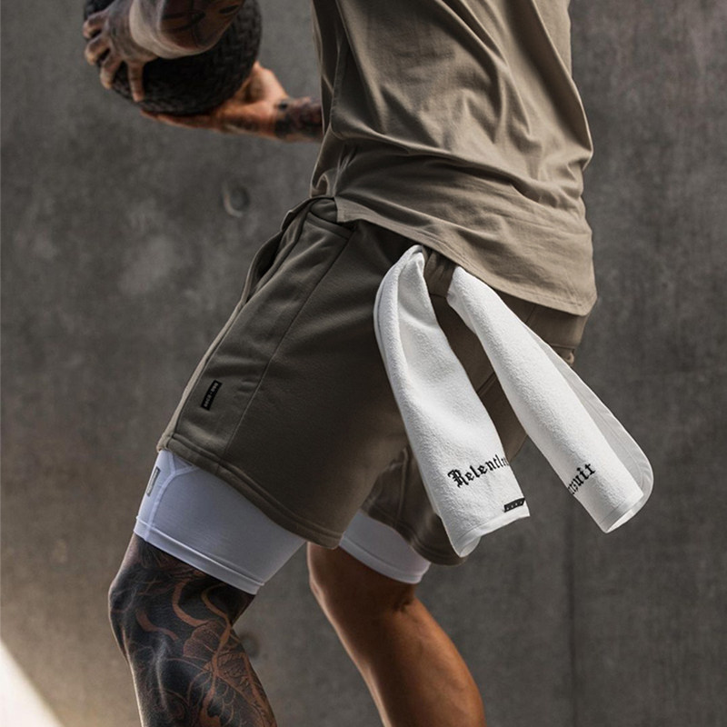 新款健身短裤运动三分裤男士训练篮球田径跑步裤子弹力休闲沙滩裤,运动服/休闲服装,健身裤,淘宝优惠券,粉丝福利购,淘宝优惠卷