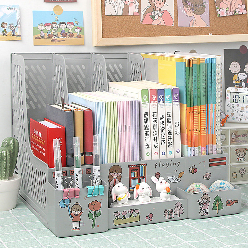 두꺼운 파일 랙 바구니 파일 상자 사무용품 정보 파일 폴더 보관함 보관함 책꽂이 데스크탑