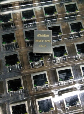 HR961142AE  HANRUN   网络接口 RJ45  网络变压器