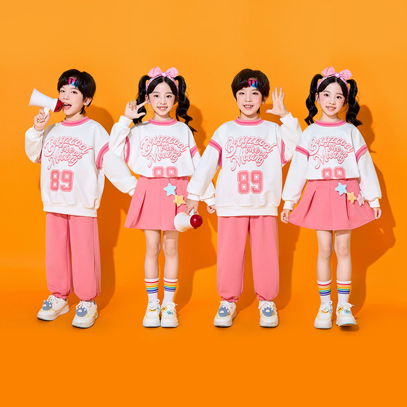 儿童演出服小学生运动会学院风啦