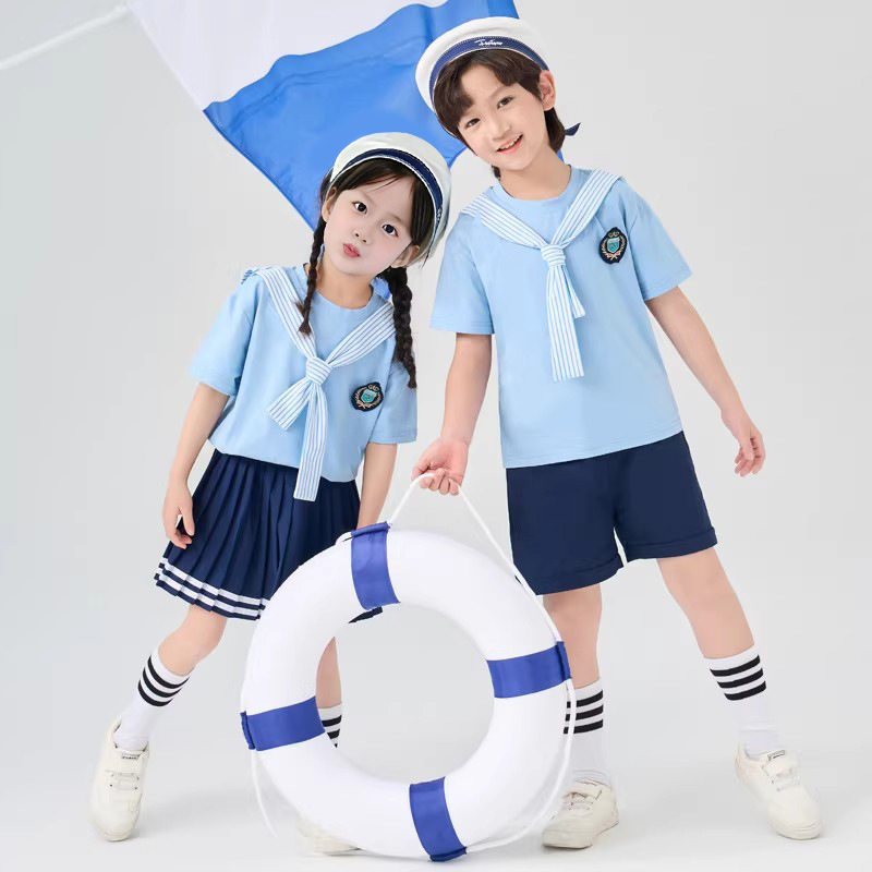 六一儿童演出服海军风水手服小学
