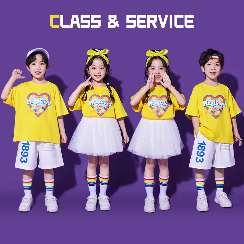 小学生运动会开幕式服装儿童拉拉