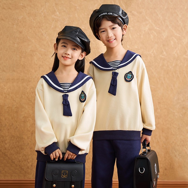 春秋儿童水手服园服校服可定制