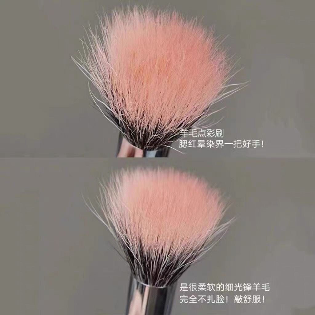 100%纯羊毛点彩腮红刷大号一支装便携遮瑕动物毛软毛沧州化妆刷