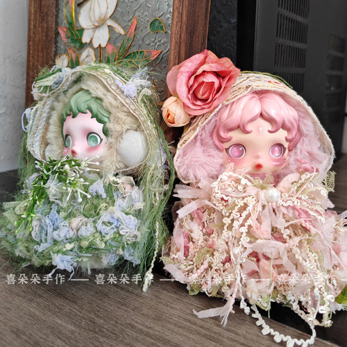 原创娃衣sp光织园可爱衣服套装泡泡搪胶公仔高颜值轻奢蓬蓬裙套装