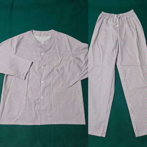  医用级涤棉病号服棉涤混纺透气耐洗 男女通用住院护理分体套装