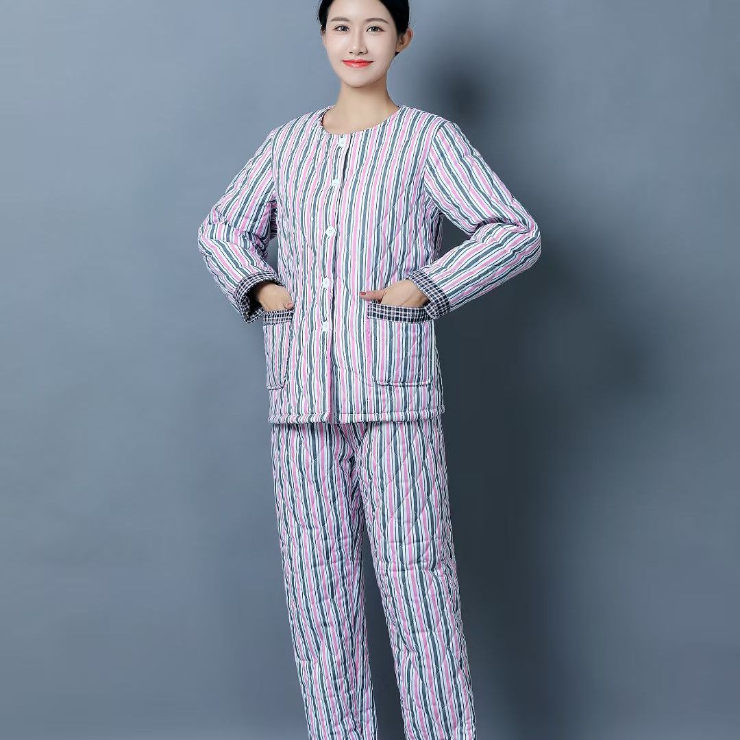 病号服纯棉加厚女长袖病员服