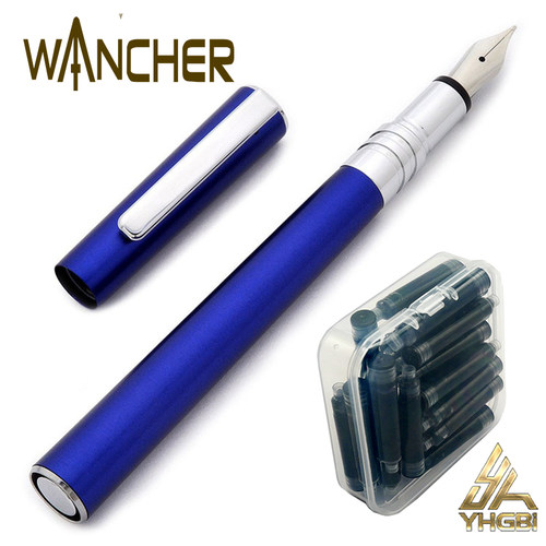 一航金属细杆钢笔女孩尖wancher