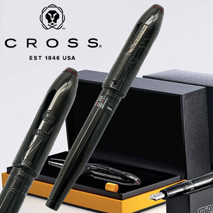 一航高仕名铸钢笔黄铜微雕蚀刻18K金镀铑金笔星球大战限定款礼盒