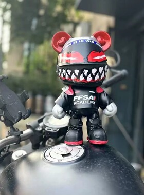 【小酷熊 赛车手】电竞房装饰品客厅摆件桌面家居桌面摆件潮摆件