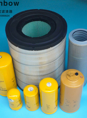 适用卡特349DL 349D2L 365C 374 390D挖掘机空气滤芯柴油机油滤芯