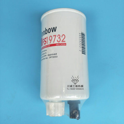 适用于康明斯FS19732发电机组油水分离器3973233福田ETX柴滤