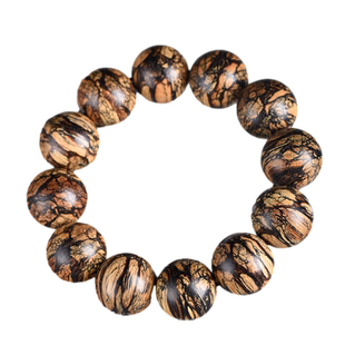 玄同东马沉香佛珠文玩手串天然老料沉香念珠20mm12颗男女款