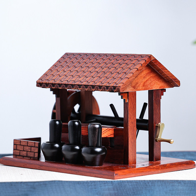 玄同木雕风生水起摆件创意木雕工艺礼品乔迁送礼室内摆设新颖红木,家居饰品,桌面摆件,淘宝优惠券,粉丝福利购,淘宝优惠卷