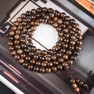玄同保真柬埔寨菩萨棋沉香手串108颗男女款佛珠文玩老型念珠手链