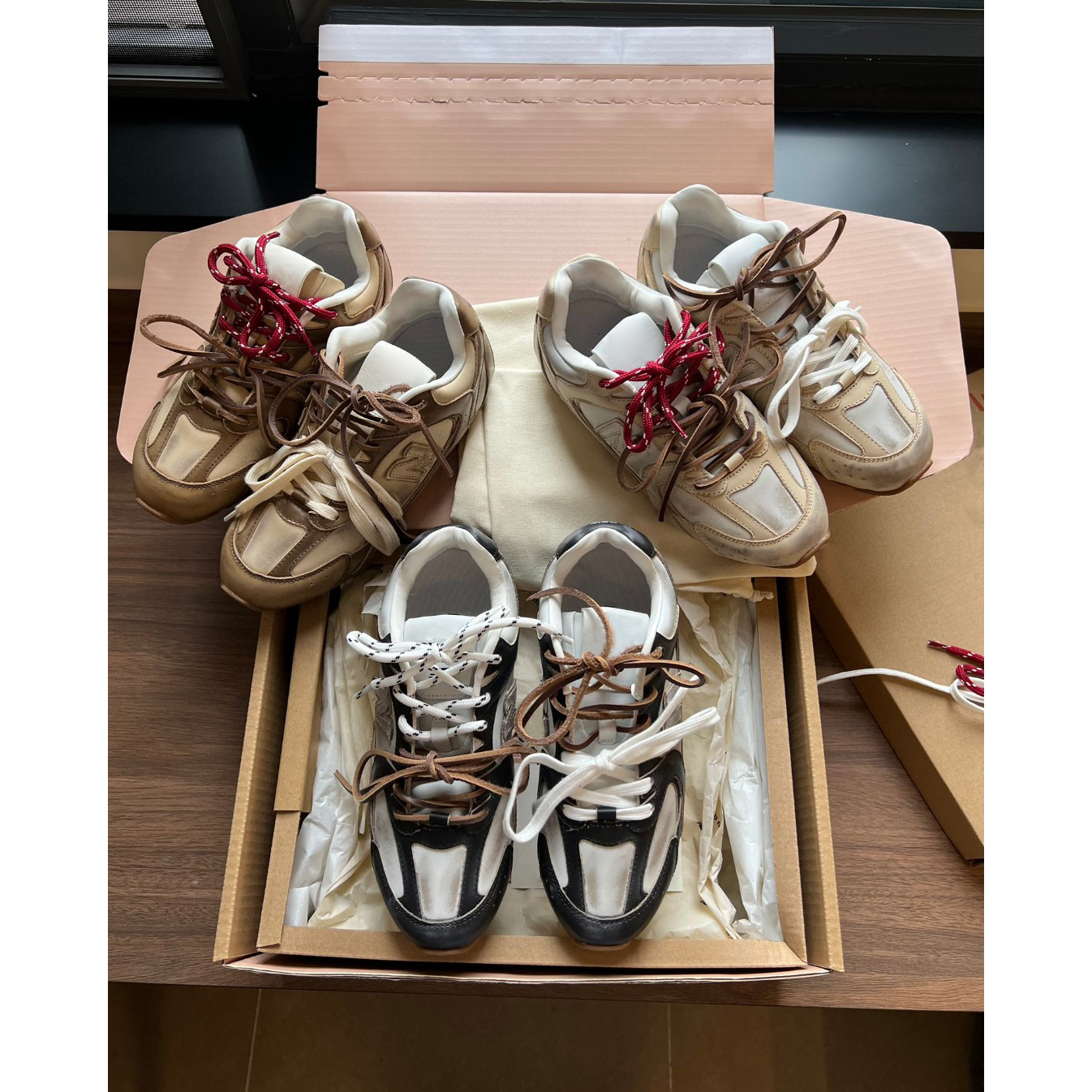 25新款联名款530做旧复古德训鞋