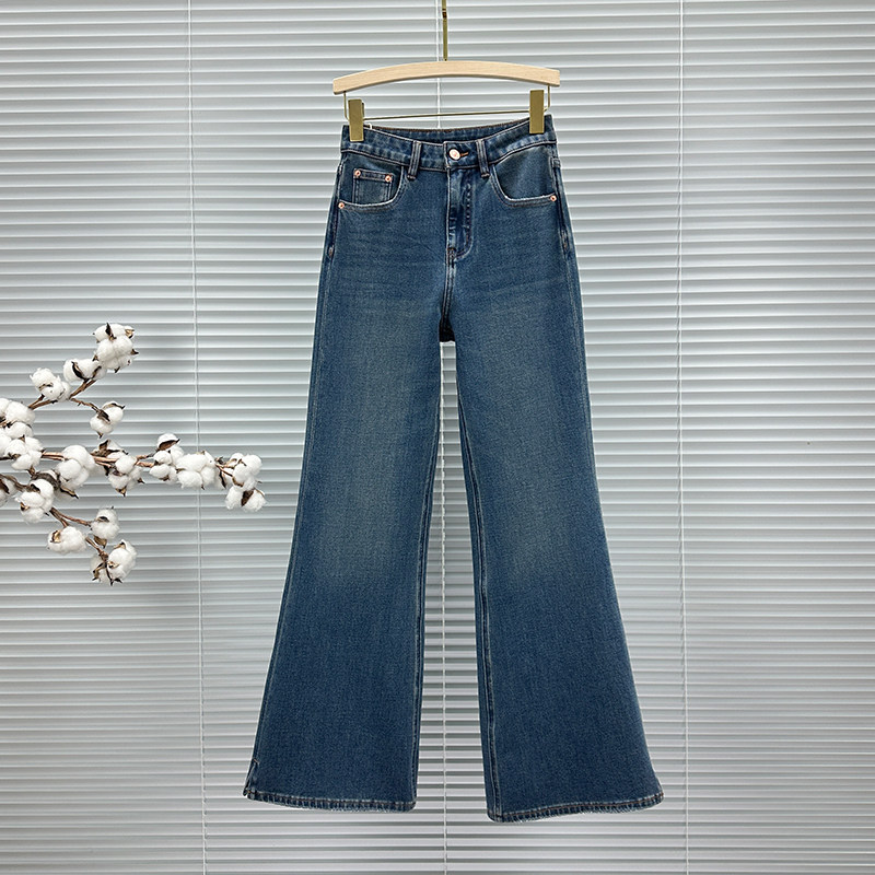 休闲牛仔长裤女2026年新款春装高腰修身显瘦百搭时尚复古风喇叭裤,女装/女士精品,牛仔裤,淘宝优惠券,粉丝福利购,淘宝优惠卷