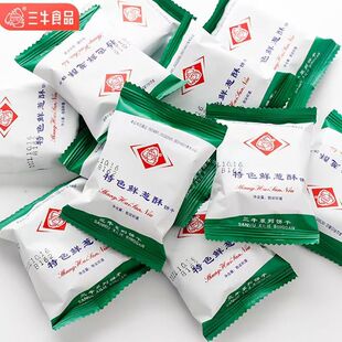 上海三牛特色鲜葱酥香葱饼干多口味零食休闭酥性饼干老上海葱油饼