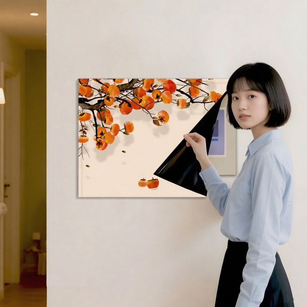 电表箱装饰画客厅磁吸遮丑挂画