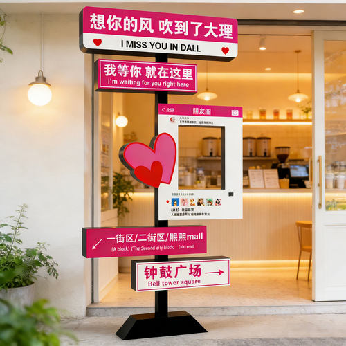 【免费定制】定制网红打卡路牌