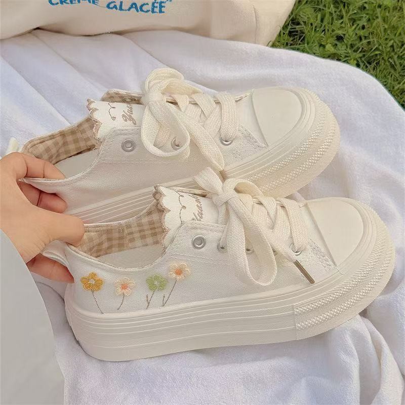 夏季厚底增高小白鞋女百搭板鞋