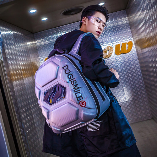 DOGISMILE时尚炫酷宠物外出双肩背包大空间猫包骑行便携宠物包