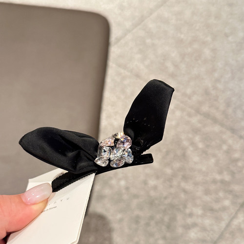 水钻蝴蝶结刘海夹公主头兔耳朵夹