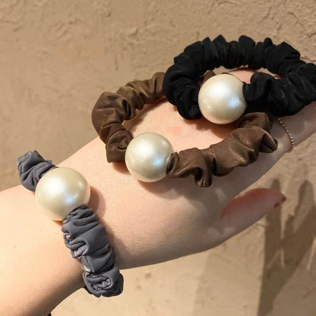 韩国东大门同款珍珠大肠弹力发圈简约皮筋少女发绳气质丸子头绳,饰品/流行首饰/时尚饰品新,发饰,淘宝优惠券,粉丝福利购,淘宝优惠卷