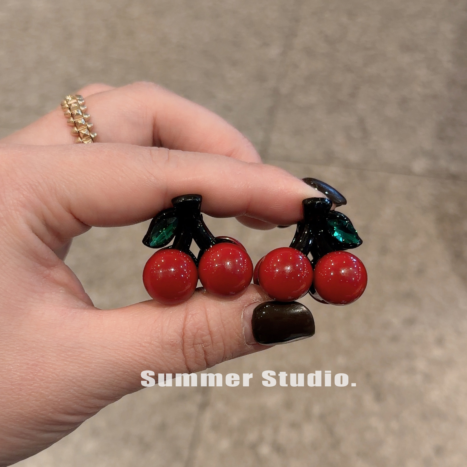 红色樱桃小抓夹女气质优雅后脑勺半扎发夹可爱公主头侧边刘海夹子,饰品/流行首饰/时尚饰品新,发饰,淘宝优惠券,粉丝福利购,淘宝优惠卷