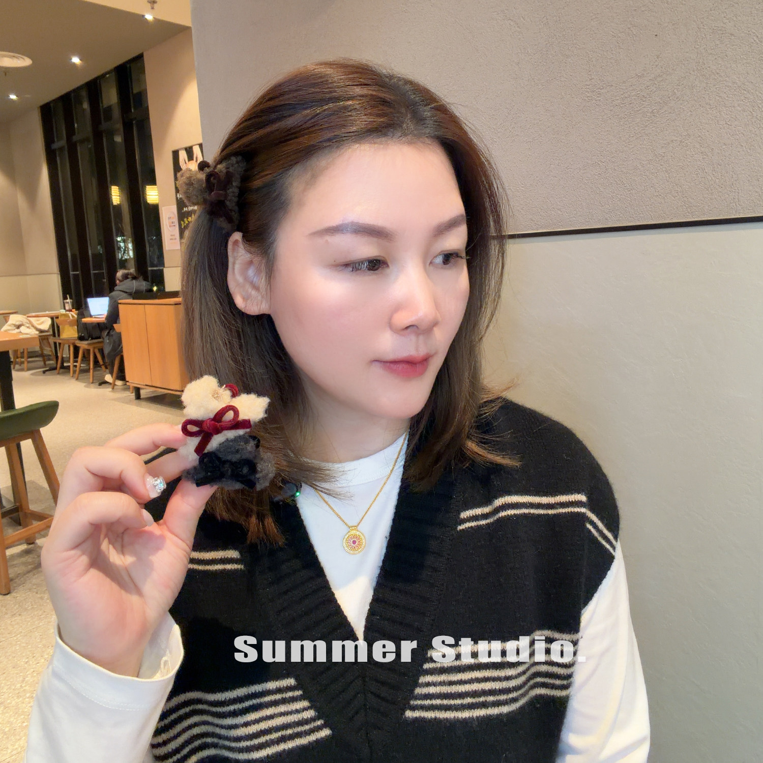 丝绒蝴蝶结~仿羊羔毛绒绒发夹小号刘海夹侧边抓夹 精致碎发夹子,饰品/流行首饰/时尚饰品新,发饰,淘宝优惠券,粉丝福利购,淘宝优惠卷