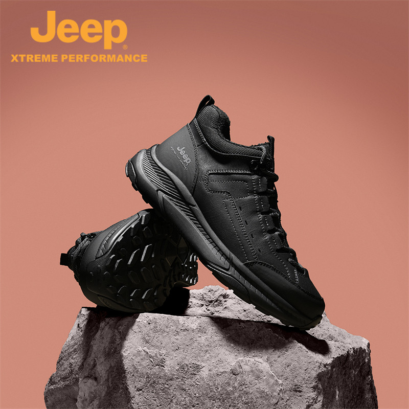 jeep吉普男鞋冬季登山鞋