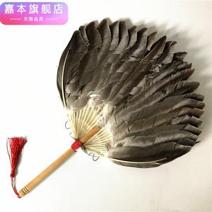毛毛羽毛礼品扇古风扇子孕妇复古古典古装鸡毛夏季宝宝扇纳凉扇