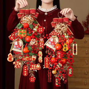 2026新年发财果挂串马年客厅挂件门上装饰品过年喜庆年味氛围布置