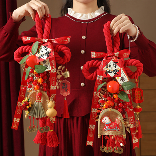 红色中国结大号挂件2026新款 饰福字入户门挂饰春节氛围布置 新年装