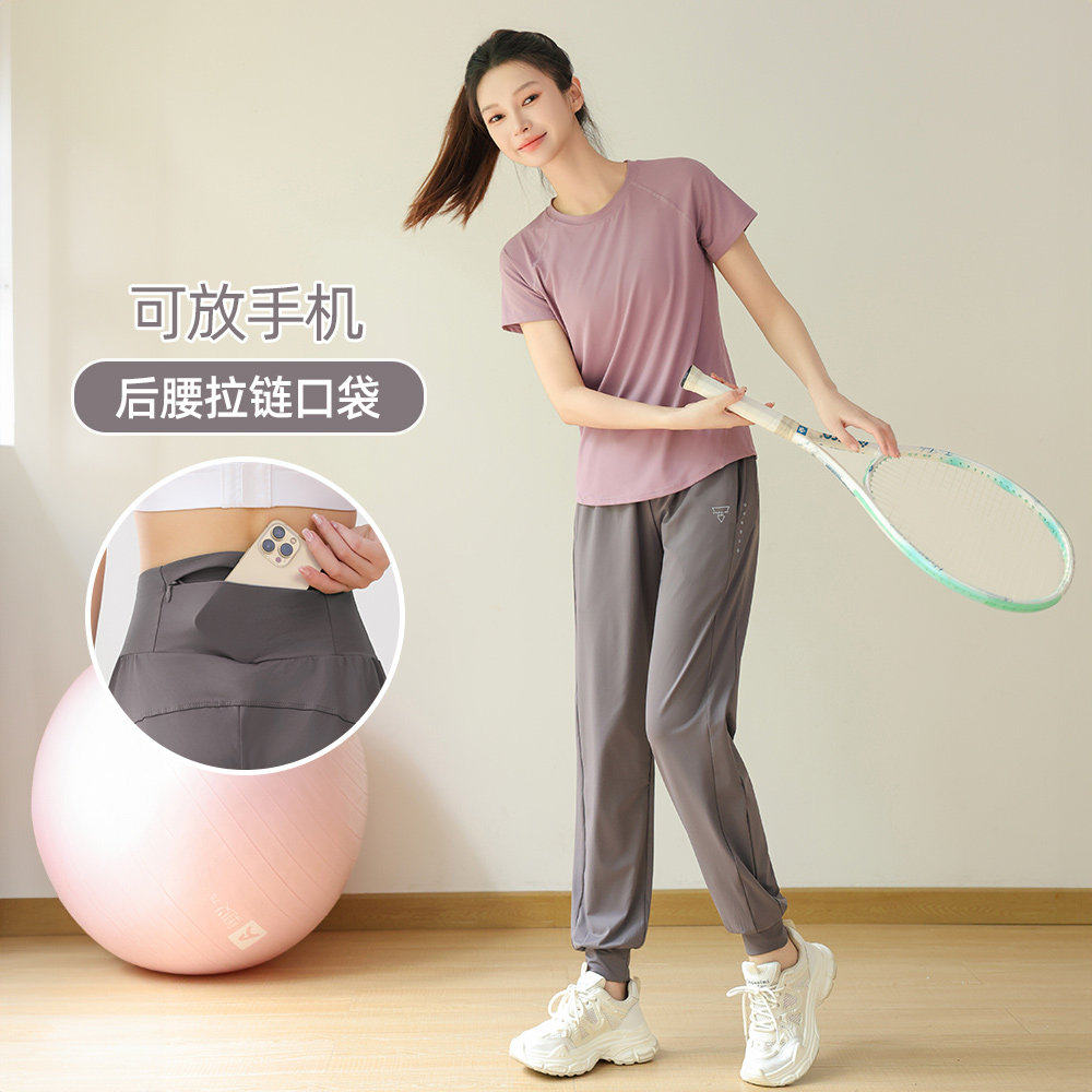 2026新款夏季晨跑步运动女套装户外训练速干衣休闲健身瑜伽服外套