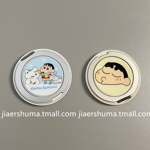 加尔 冬日可爱堆雪人小新适用手机支架防摔MagSafe磁吸支架强力吸附360度旋转磁吸支架桌面支撑懒人追剧支架