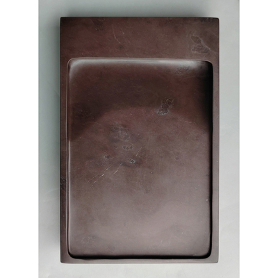 手工雕端砚台 8寸宋坑《素》端砚台03 20.5x13.5x2.8cm