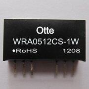 宽电压输入5V转正负12V升压隔离电源模块 WRA0512CS-1W 热销