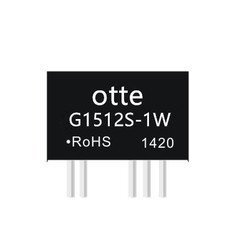 医疗级隔离6KV电源模块 15V转正负12V1W G1512S-1W 赚人气